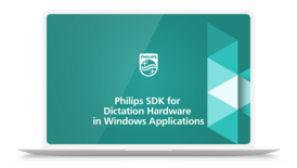 SDK For Dictation Hardware in Windows Applications